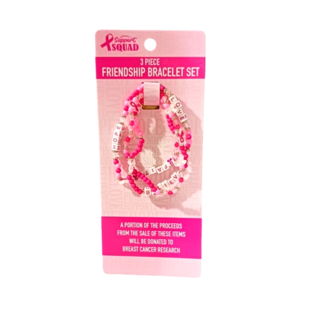🎀🩷NWT 3-PIECE FRIENDSHIP BRACELETS🩷🎀